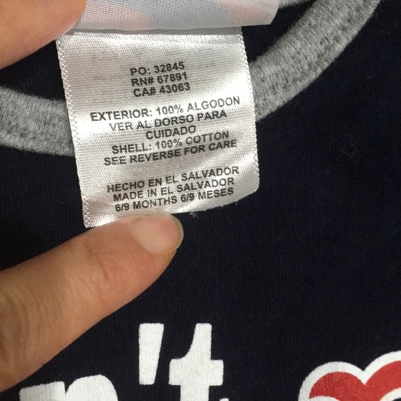 Boston Red Sox boy onesies bundle - Picture 6 of 8